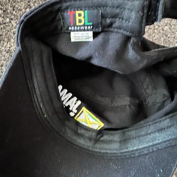 Black Jamaica Embroidered Cap - Picture 6 of 6